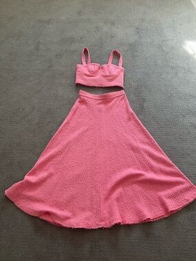 Zara Pink Circle Skirt